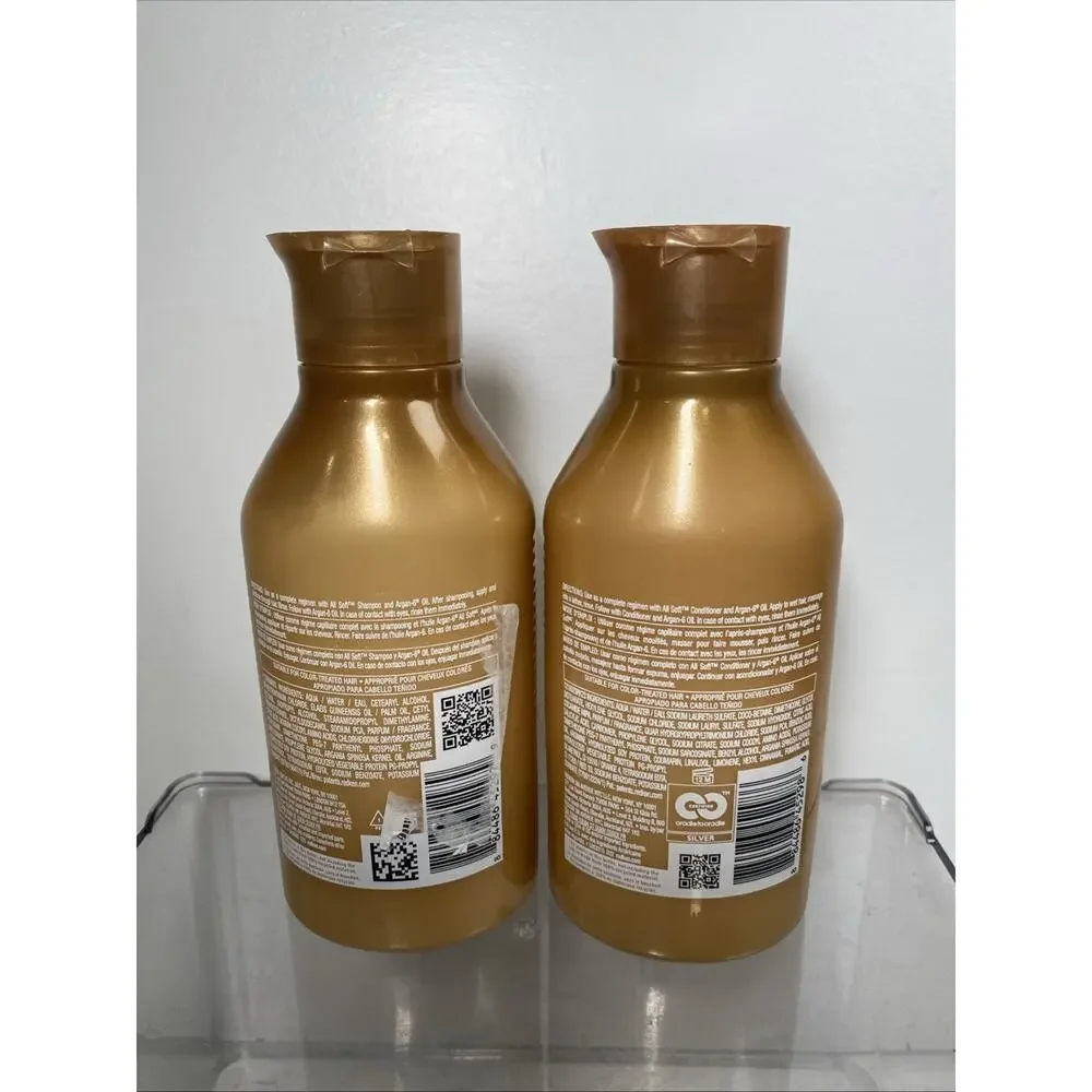 Redken all soft Set of One Shampoo & One Conditioner 10.1 Oz Each